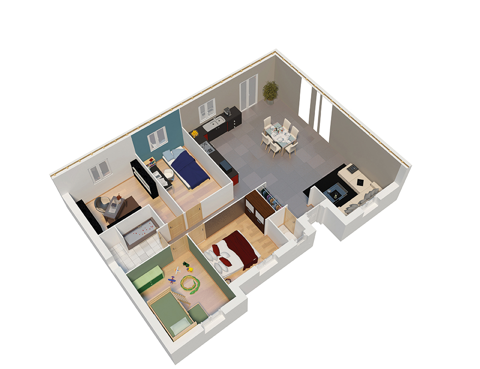 Plan Interieur Maison En Bois : Plan Maison Bois: mod?le Natibao Ardoise Plan Interieur Maison En Bois : Plan Maison Bois: mod?le Natibao Ardoise