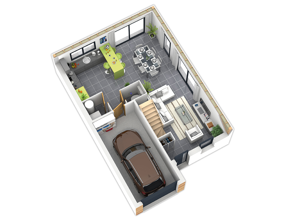 Maison Ossature Bois Avis : Plan Maison Bois: mod?le Natirane Plates Rouge Version Montagne Maison Ossature Bois Avis : Plan Maison Bois: mod?le Natirane Plates Rouge Version Montagne